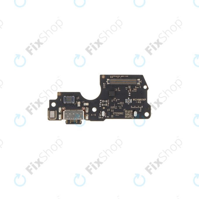 Xiaomi Redmi Note 14 Pro 4G 24116RACCG - Nabíjecí Konektor PCB Deska + SIM Čítač