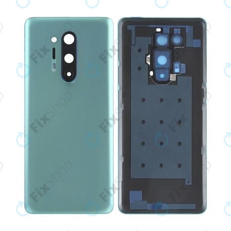 OnePlus 8 Pro - Bateriový Kryt + Sklíčko Zadní Kamery (Glacial Green)