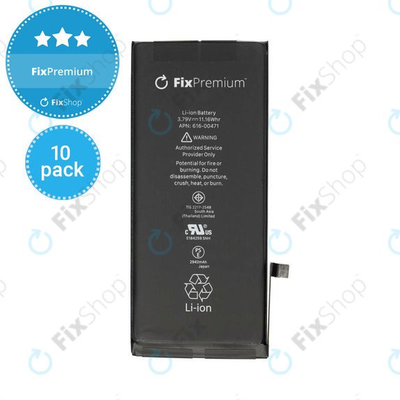 Apple iPhone XR - Baterie 2942mAh FixPremium (10 Pack)
