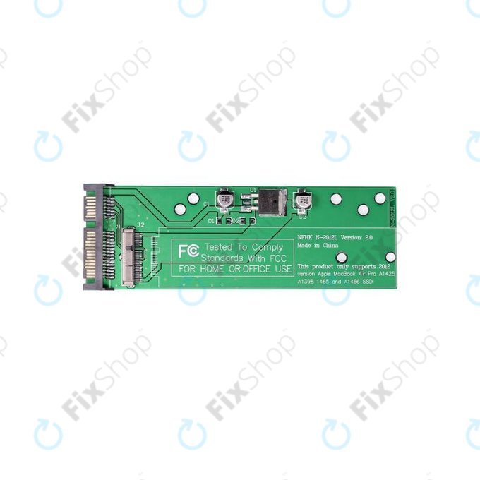 Apple MacBook Air Pro A1398, A1425, A1465, A1466 (Mid 2012, Late 2012) - Adaptér SSD na SATA