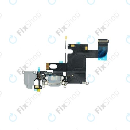 Apple iPhone 6 - Nabíjecí Konektor + Flex Kabel (Black)