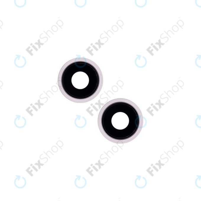 Apple iPhone 13, 13 Mini - Sklíčko Zadní Kamery s Rámem (Pink) - 2ks