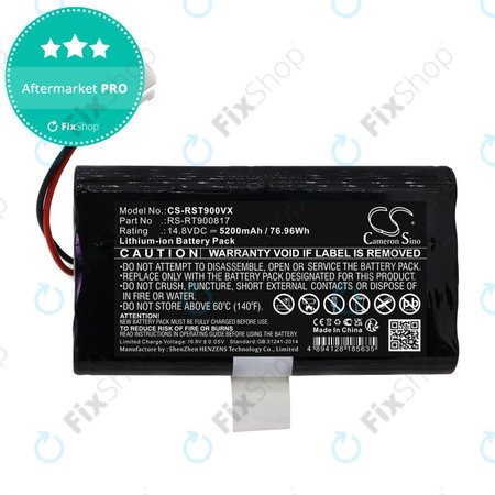 Baterie pro Rowenta Smart Force RR8021WH, 5200mAh, Li-Ion, 14.8V, RS-RT900817, HQ