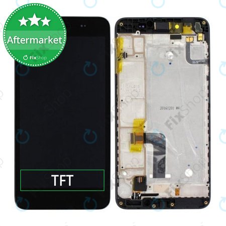 Huawei Y6 II Compact - LCD Displej + Dotykové Sklo + Rám (Black) TFT