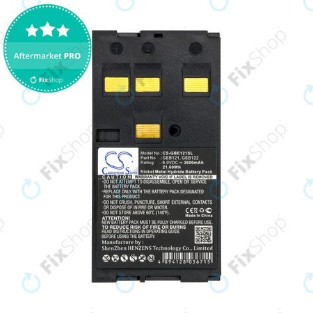 Baterie pro Leica 400, 3600mAh, Ni-MH, 6V, GEB121, HQ