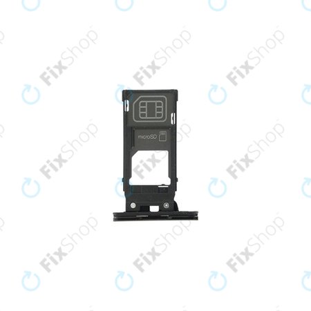 Sony Xperia XZ2 - SIM Slot (Liquid Black) - 1310-1866 Genuine Service Pack