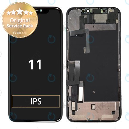 Apple iPhone 11 - LCD Displej + Dotykové Sklo + Rám - 661-15932 Genuine Service Pack