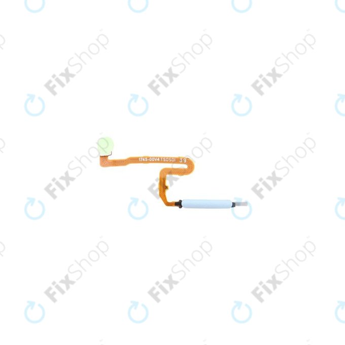 Xiaomi Redmi Note 10 Pro - Senzor Otisku Prstu + Flex Kabel (Glacier Blue)