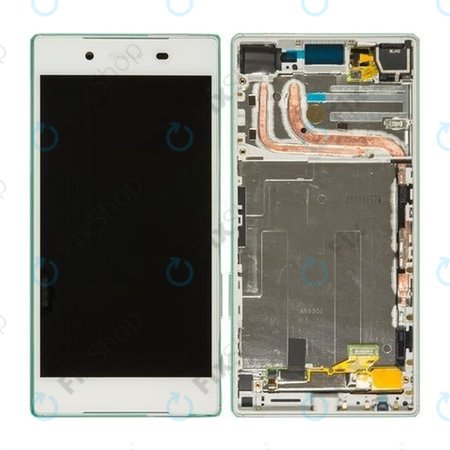 Sony Xperia Z5 Dual E6683 - LCD Displej + Dotykové sklo + Rám (Bílá) - 1298-5921
