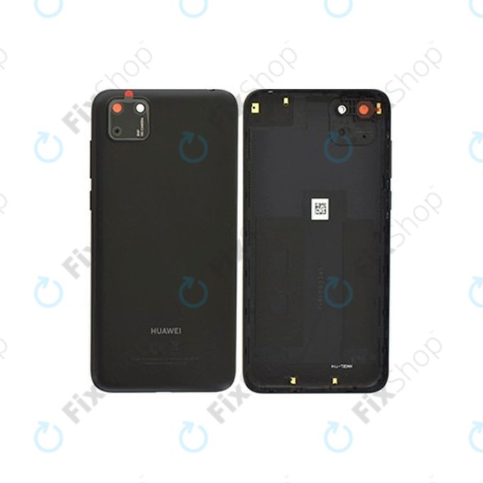 Huawei Y5p - Batériový Kryt + Sklíčko Zadní Kamery (Midnight Gray) - 97070XVD Genuine Service Pack