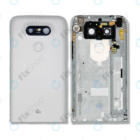 LG G5 H850 - Bateriový Kryt (Silver) - ACQ88954401 Genuine Service Pack