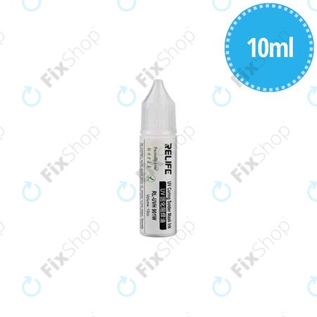 Relife RL-901W - UV Vytvrditelná Pájecí Maska - 10ml (Bílá)