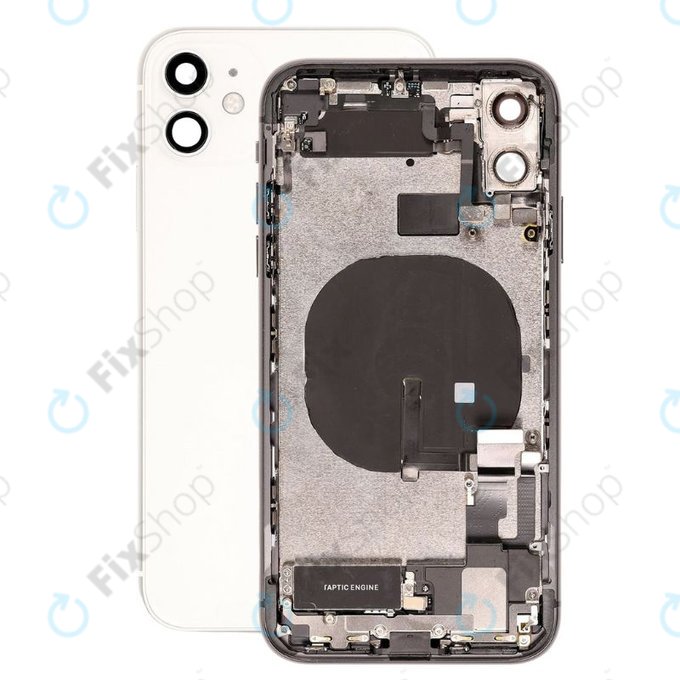 Apple iPhone 11 - Zadní Housing s Malými Díly (White)