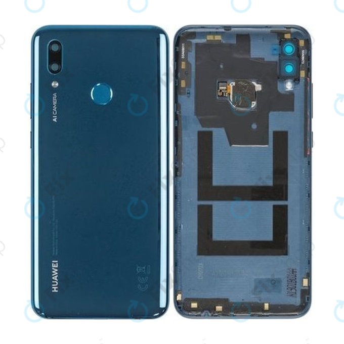 Huawei P Smart (2019) - Bateriový Kryt + Senzor Otisku (Sapphire Blue) - 02352LUW Genuine Service Pack