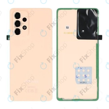 Samsung Galaxy A53 5G A536B - Bateriový Kryt (Orange) - GH82-28017D Genuine Service Pack