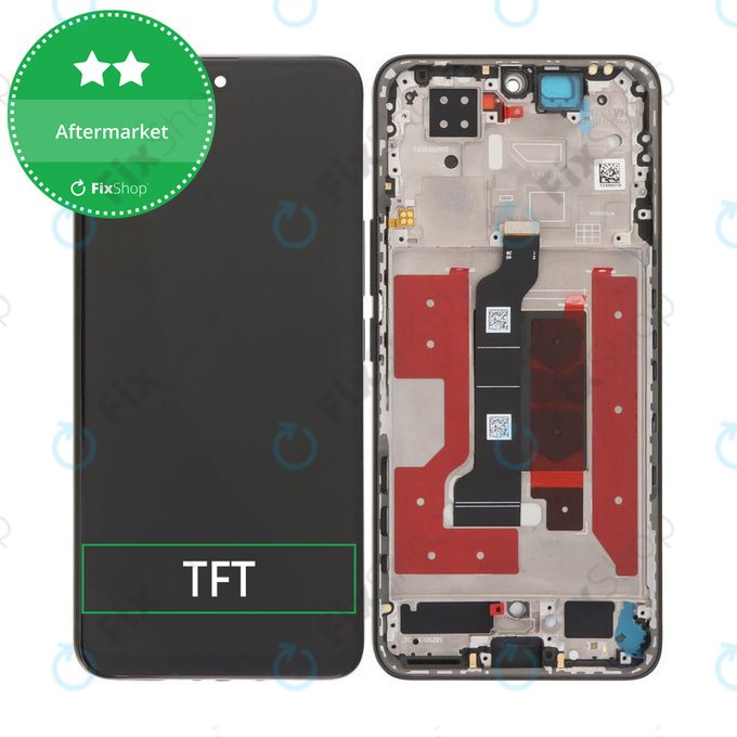 Honor 200 - LCD Displej + Dotykové Sklo + Rám (Black) TFT