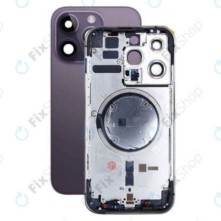 Apple iPhone 14 Pro - Zadní Housing (Deep Purple)
