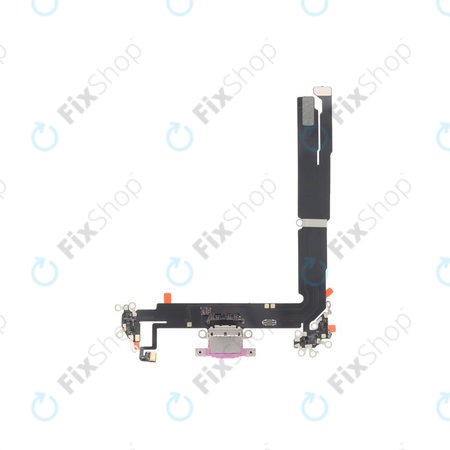 Apple iPhone 16 Plus - Nabíjecí Konektor + Flex Kabel (Pink)