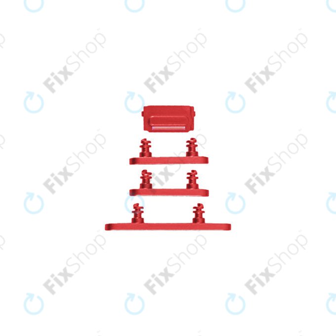 Apple iPhone 14 - Boční Tlačítka (Red)