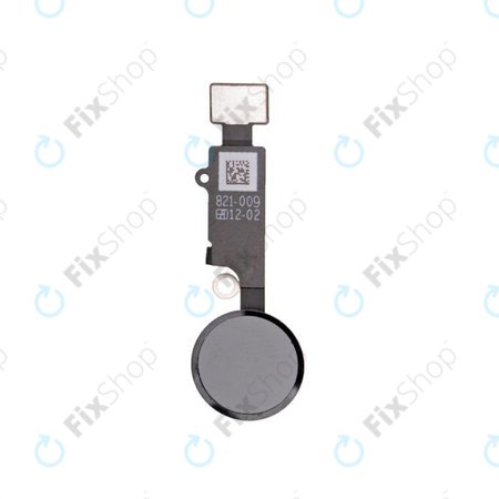 Apple iPhone 7 - Tlačítko Domů + Flex Kabel (Black)