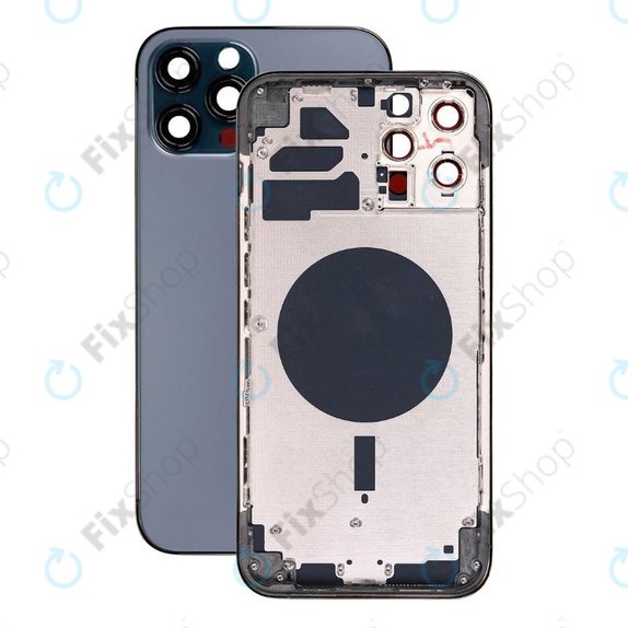 Apple iPhone 12 Pro Max - Zadný Housing (Blue)