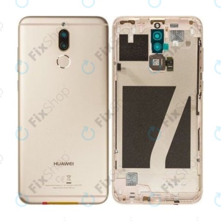 Huawei Mate 10 Lite RNE-L21 - Bateriový Kryt + Senzor Otisku Prstu (Gold) - 02351QXP, 02351QQC Genuine Service Pack