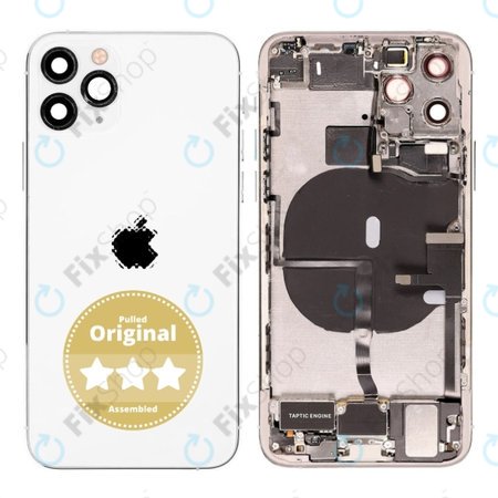 Apple iPhone 11 Pro - Zadní Housing (Silver) Pulled