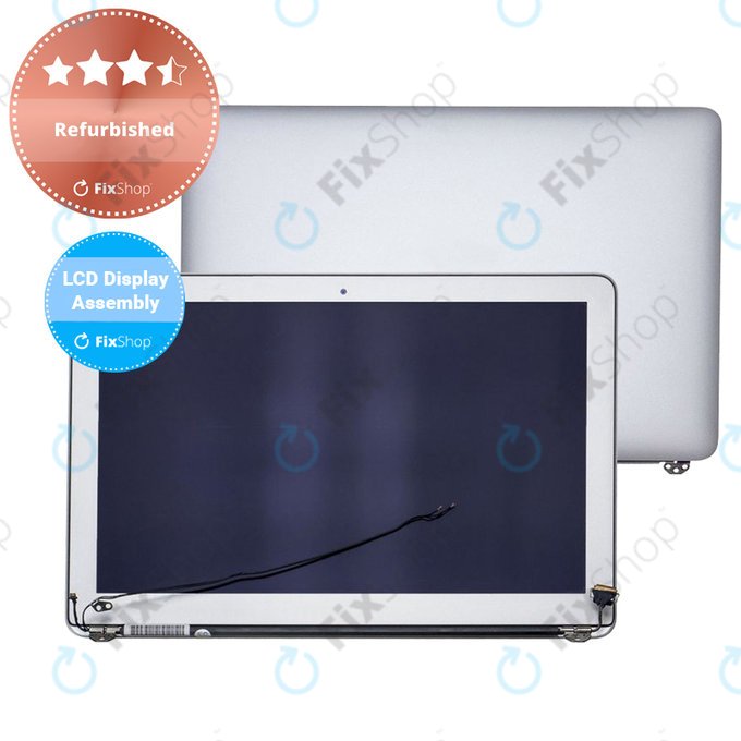Apple MacBook Air 13" A1466 (Mid 2013 - Mid 2017) - LCD Displej + Přední Sklo + Kryt Refurbished