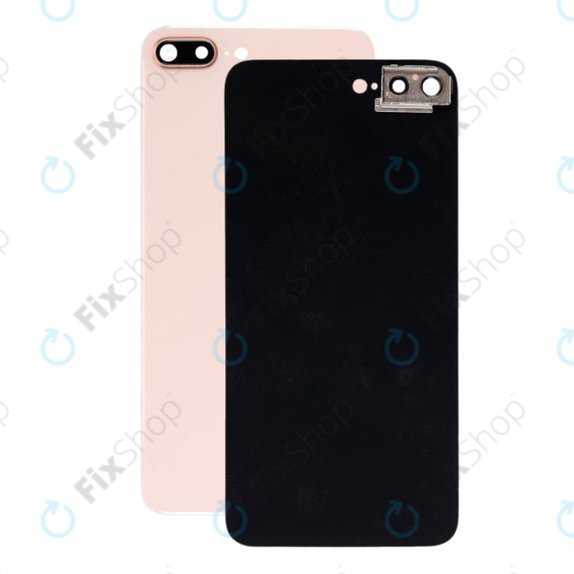 Apple iPhone 8 Plus - Sklo Zadního Housingu s Držákem Kamery (Gold)