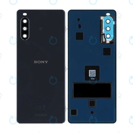 Sony Xperia 10 III - Bateriový Kryt (Black) - A5034097A, A5040374A Genuine Service Pack