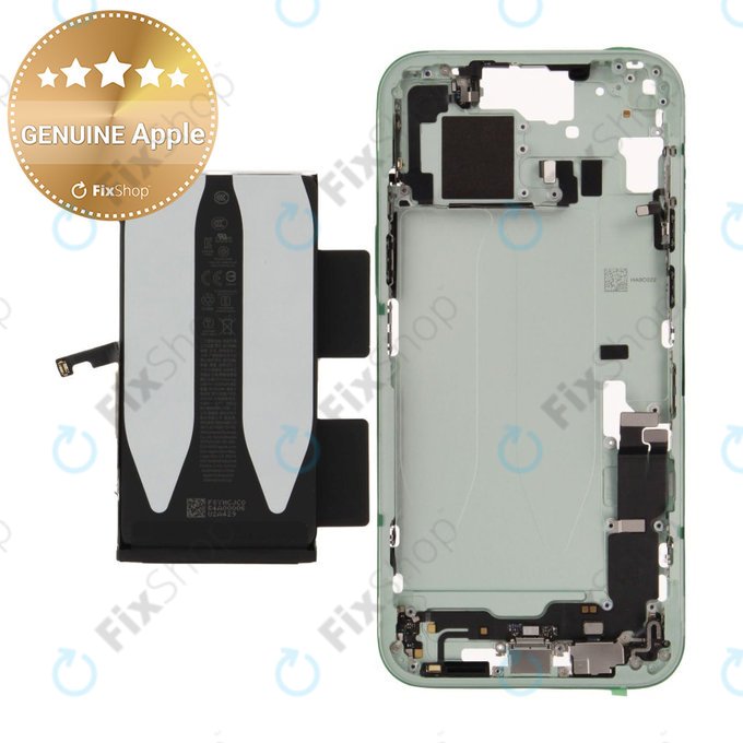 Střední Rám s Baterií pro iPhone 15 Plus | Green | ZD076-00678 | Genuine Apple