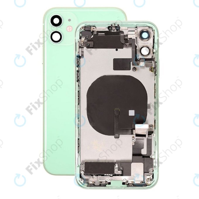 Apple iPhone 11 - Zadní Housing s Malými Díly (Green)