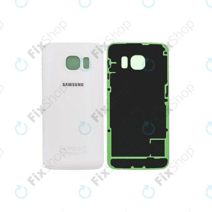 Samsung Galaxy S6 Edge G925F - Bateriový Kryt (White Pearl) - GH82-09602B Genuine Service Pack