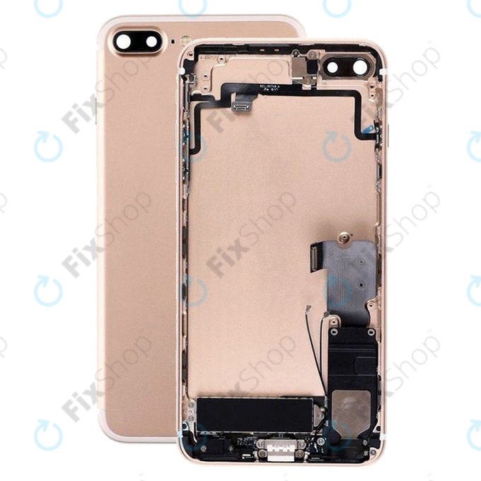 Apple iPhone 7 Plus - Zadní Housing s Malými Díly (Gold)