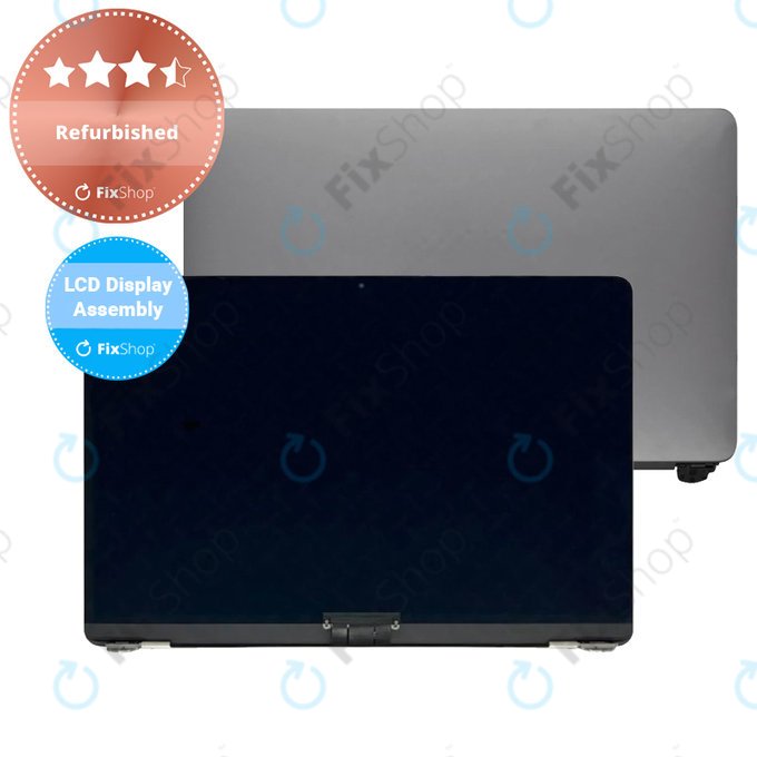 Apple MacBook Air 13" M2 A2681 (2022) - LCD Displej + Přední Sklo + Kryt (Space Gray) Refurbished
