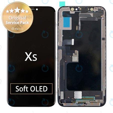 Apple iPhone XS - LCD Displej + Dotykové Sklo + Rám - 661-12943 Genuine Service Pack