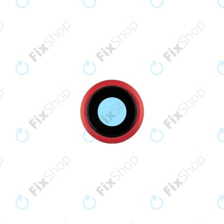 Apple iPhone 8, SE (2020), SE (2022) - Rám + Sklíčko Zadní Kamery (Red)