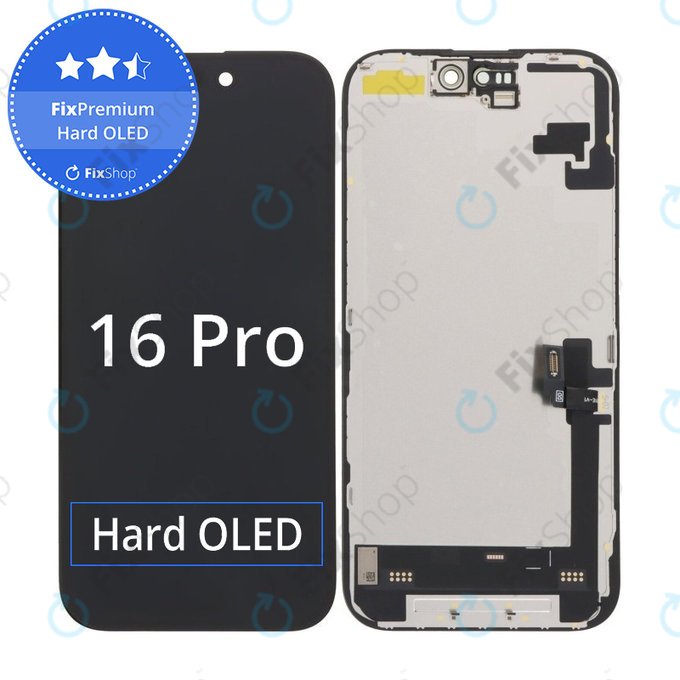 Apple iPhone 16 - LCD Displej + Dotykové Sklo + Rám Hard OLED FixPremium