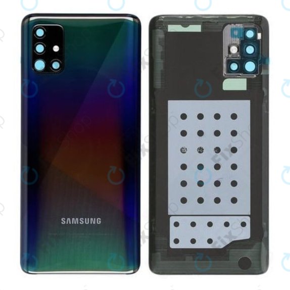 Samsung Galaxy A51 A515F - Bateriový Kryt (Prism Crush Black) - GH82-21653B Genuine Service Pack