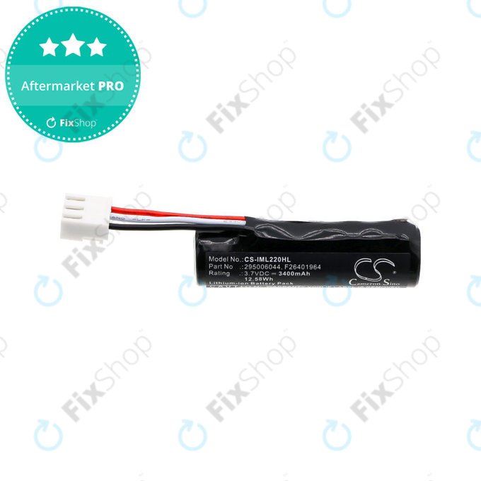 Baterie pro Ingenico IWL220, 255, 258, 280, Ingenico MOVE 2500, 3000, 3500, 3400mAh, Li-Ion, 3.7V, 295006044, HQ