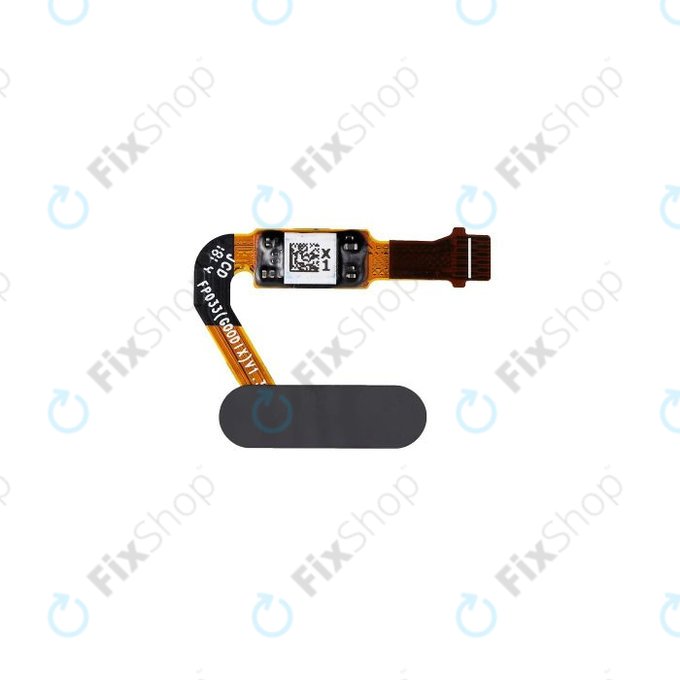 Huawei P20, Huawei P20 Pro - Tlačítko Domů + Flex Kabel (Black)