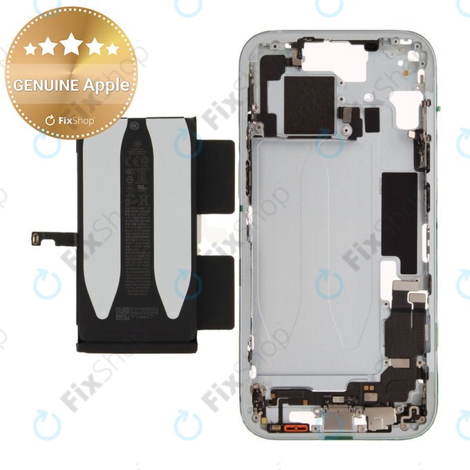 Střední Rám s Baterií pro iPhone 15 | Blue | ZD076-00672 | Genuine Apple