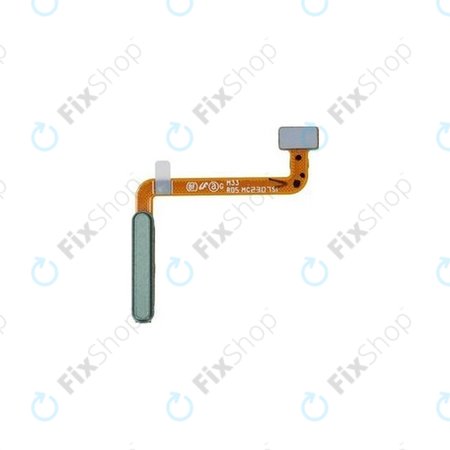 Samsung Galaxy M33 5G M336B - Senzor Otisku Prsta + Flex Kabel (Green) - GH96-15066C Genuine Service Pack