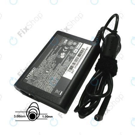 Nabíjecí adaptér pro Acer, 77011089, 65W, 19V, Černá, Genuine Service Pack