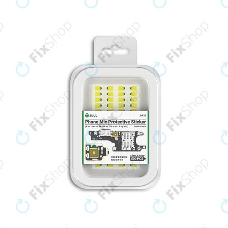 Ochranné nálepky na mikrofon telefonu, 2UUL DA32, 500ks/balení