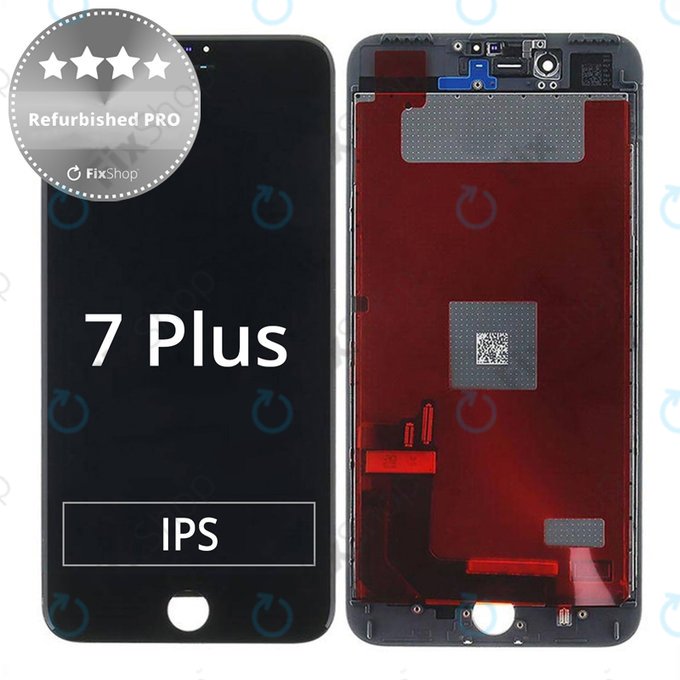 Apple iPhone 7 Plus - LCD Displej + Dotykové Sklo + Rám (Black) Refurbished PRO