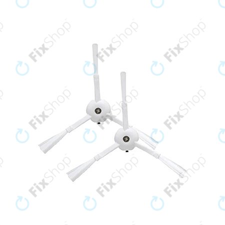 Xiaomi Mi Robot Vacuum Mop-series, Roborock-series, Xiaowa-series - Boční Kartáč (Bílý) - 2ks