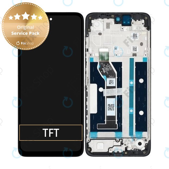 Motorola Moto G05 - LCD Displej + Dotykové Sklo + Rám - 5D68C29300 Genuine Service Pack