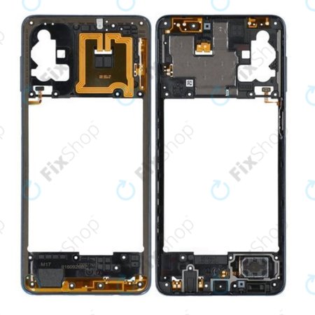 Samsung Galaxy M51 M515F - Střední Rám (Celestial Black) - GH97-25354A Genuine Service Pack