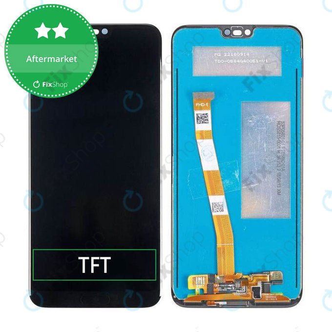 Huawei Honor 10 - LCD Displej + Dotykové Sklo + Senzor Otisku Prstu (Black) TFT